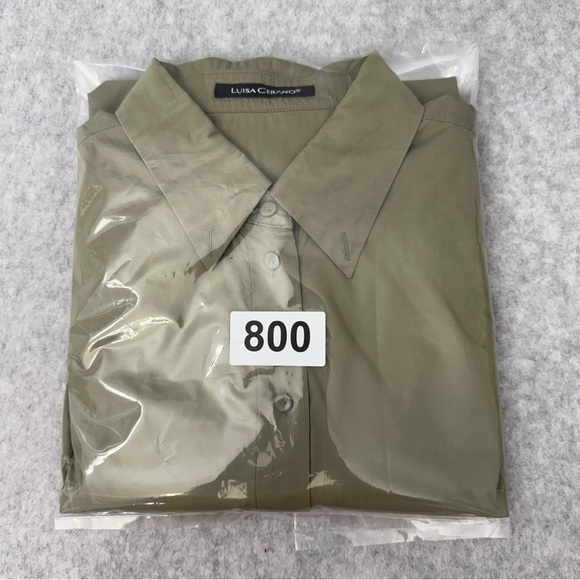 LUISA CERANO Button-Up Shirt Dress size US 8 - Picture 15 of 15